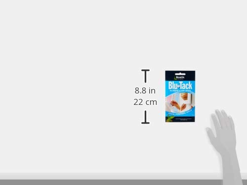 image for Bostik Blu-Tack Reusable Adhesive 75g, Light Blue, Pack 1
