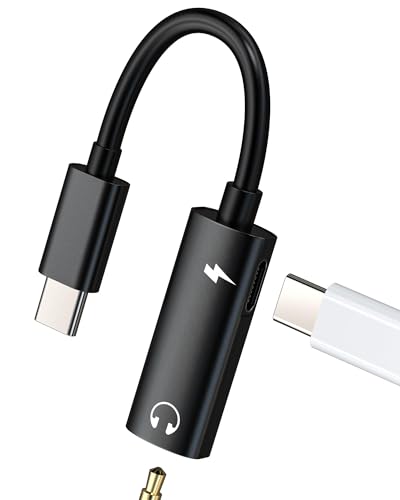 USB-C 3.5mm �ϊ��A�_�v�^�[ (2 in 1) Type-C �C���z�� �[�d�P�[�u�� �_�u���|�[�g �ϊ��R�l�N�^ �Ή� iphone16 15 Pro�Ή� Samsung�Ή� Apple�Ή� �I�[�f�B�I �Ή� ipad�Ή� �w�b�h�z�� DAC A