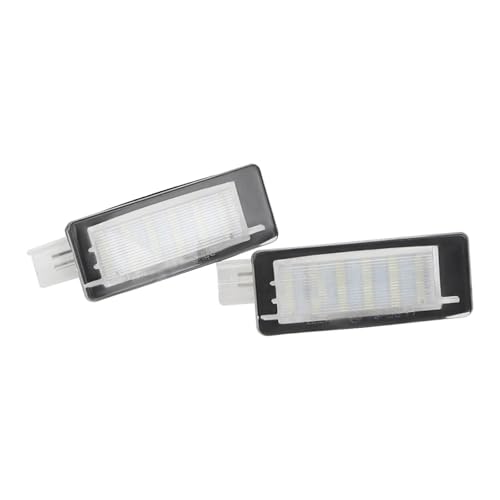 Dnhqknoaf pilotos matricula led Luz LED Para Matrícula De Coche, Lámpara De Matrícula Blanca Para Laguna II Espace MK4 Scenic MK2, 6000K