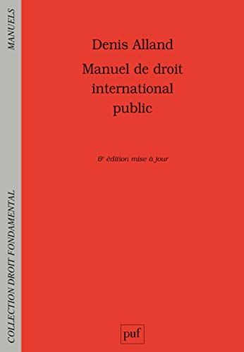 Télécharger Manuel de droit international public Gratuit