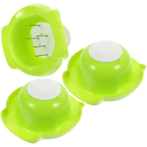 DIYEAH 3 piezas Cortador Vegetales Manual con Protector de Dedos para Rallar Papas y Verduras Herramienta Segura para Cocina y Uso Diario