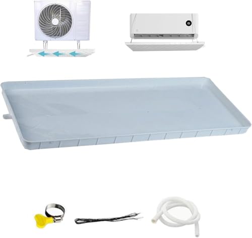 Bandeja de goteo para aire acondicionado exterior grande con kit de desagüe plástico para agua