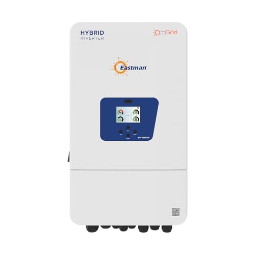 Image of Eastman OptiGrid EHY-10kW-3P Phase Hybrid Solar Inverter with Eastman One App & Wi-Fi Stick | Dual MPPT | 30% DC Overloading | IP65 | 10 Years Warranty