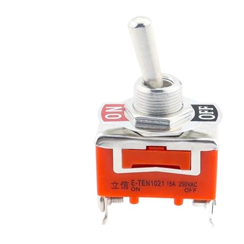 Interrupteur à bascule 15A 250V idéal pour la rénovation de bateau