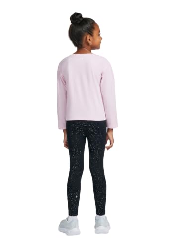 Image of Under Armour Girls' 2-piece Long Sleeve Tee and Leggings Set, Soft & Comfortable