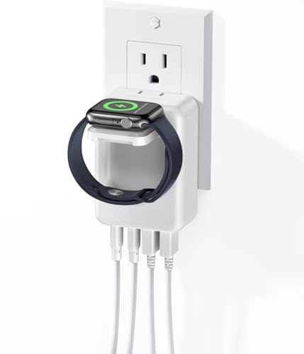 Cargador para Apple Watch de 43W que soluciona la falta de enchufes en casa