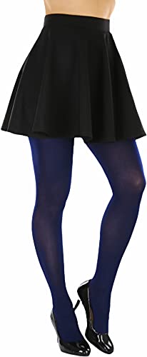 Image of ToBeInStyle Women's Nylon Solid Opaque Pantyhose Tights