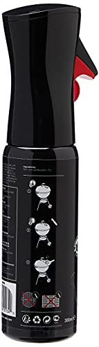 Weber 17684 Emaille-Reiniger, Reinigung lackierter Oberflächen, 300 ml, 25.0 x 6.0 x 9.0 cm & 17685 Antihaft Spray, Grillrost-Pflege, Non-Stick Spray, 200 ml, Schwarz, 25.0 x 6.0 x 9.0 cm