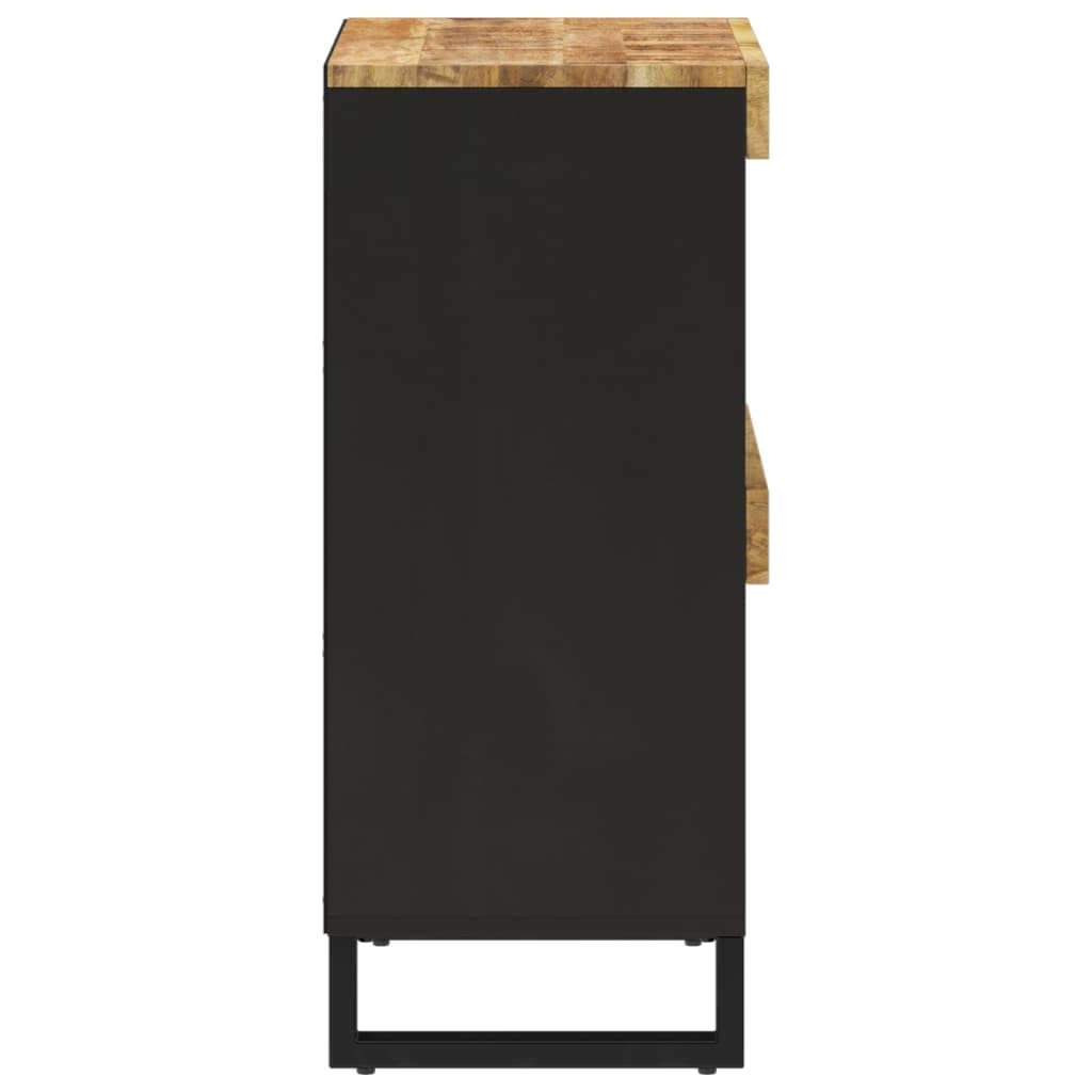 Gecheer Aparador, vintage, aparador de salón, buffet de cocina, mueble multiusos, librería industrial 85 x 33 x 75 cm, de madera maciza de mango