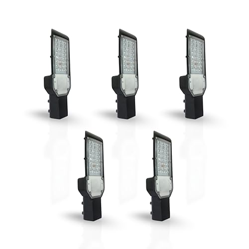 Image of D'Mak LED Street Light White Focus with Lens Waterproof IP65 for Outdoor Purposes (Pack of 5, 24W LED Street Light)