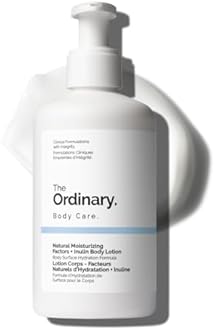 The Ordinary Natural Moisturizing Factors + Inulin Body Lotion, Lightweight Hydration for All-Day Moisture & Skin Barrier Support, Accepted by the National Eczema Association, 8.1 Fl Oz