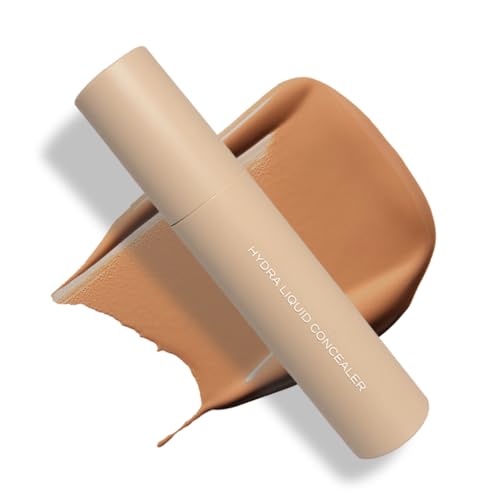 Image of Ruby's Organics Liquid-Cream Concealer for Under-eye Dark Circles & Pigmentation, Full Coverage, Under Eye Cream with Bakuchiol, Easily Blendable, Highly Pigmented, Natural, All Indian Skin Types - HC6, 6.5ml
