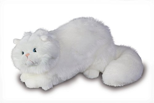 Peluche Chat Blanc haut de gamme aux finitions soignées doudou