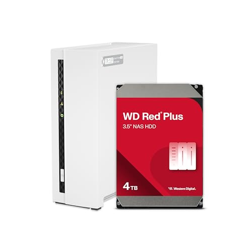 QNAP TS-133-14W-US 1xC z[ NAS 4TBXg[We O\ς WD Red Plus HDDhCu oh 1GbE|[gt