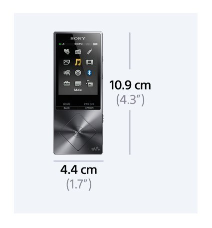 SONY WALKMAN NW-A25 シルバー Sony Walkman NW-A25 16G Hi-Res Silver Multilingual OK (JP Model