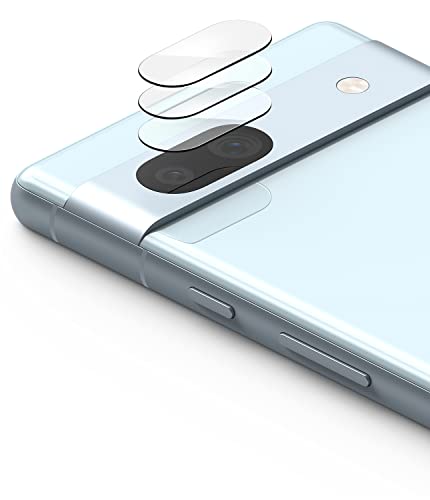 Ringke Camera Glass Protector Compatible with Google Pixel 7a, Hard Tempered Glass Camera Lens Screen Protector for Google 7A - 3 Pack