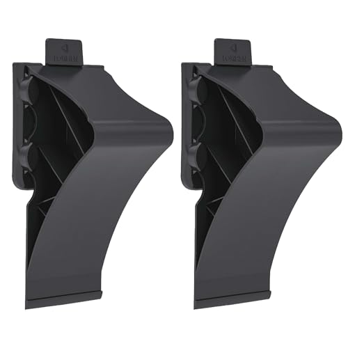 The Drive 2er Set PKW Anhänger Unterlegkeile mit Halter Schwarz bis 2100 kg