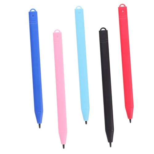 5pezzi Pennini Per Tablet Lcd Penna Per Scrittura e Disegno Stilo Per Lavagna Elettronica Colori Strumenti Creativi Per Adulti