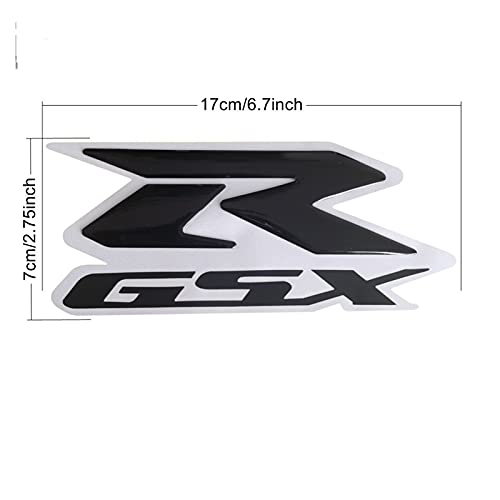 ZHAOHUA wuli Store 2pcs Argento 3D carenatura