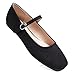 TN TANGNEST Womens Casual Flats Fashion Chain Pointed Toe Ballet Flats Rhinestone Flats Comfort Slip On Dress Shoes Light Purple 44(10.7)