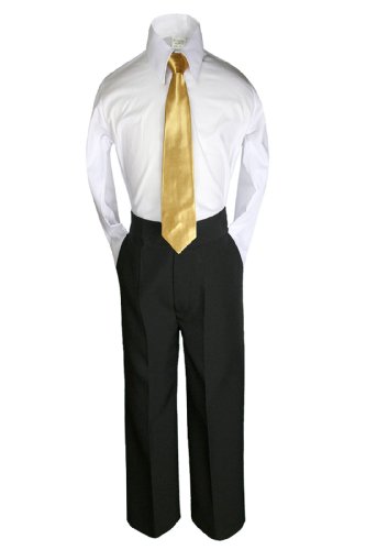 Classic Fashion Baby Boy Party Formal Wedding Colors Satin Clip on Necktie Only3
