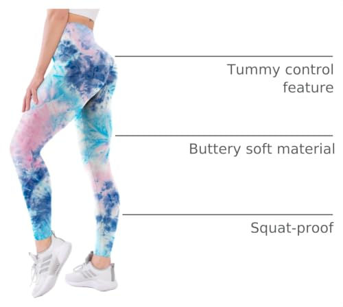 Image of High Waisted Leggings with Pockets for Women Buttery Soft Full Length Capri Workout Yoga Pants Compression Pants