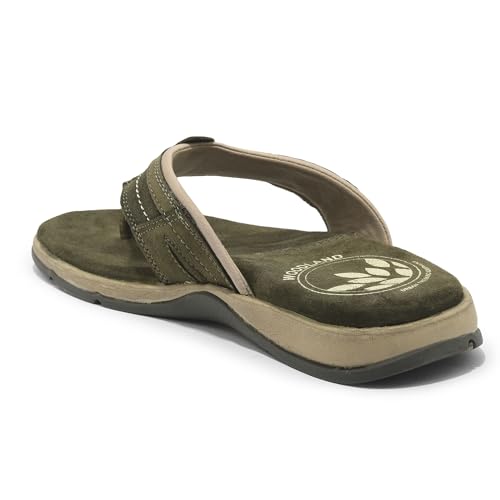Image of Woodland Men's Leather Slippers