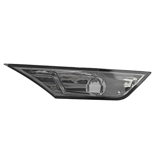 Lentille Fumée Avant LED Feu de Position Latéral Fumée Pare-chocs Couvercle de Lentille Clignotant Boîtier sans Ampoule LED Compatible avec Civic 10e Génération 2016-2021 Coupé Hatchback(Droit)