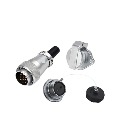 Conector de Aviación WS24 3-pin 19-pin enchufe macho y hembra miniatura 1