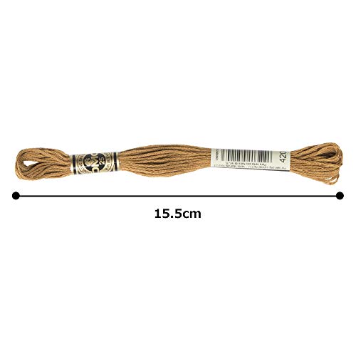Image of DMC 6-Strand Embroidery Cotton Floss, Dark Hazelnut Brown