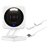 20ft IP67 Weather Resistant Cable: Specially designed for WyzeCam v4 to withstand rain, snow, and extreme temperatures (-22°F to 122°F) – charge your camera in hard-to-reach spots with plug-and-play simplicity. Crystal Clear 2.5K QHD: Featuring Quad ...