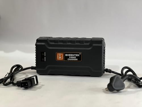 Image of BHEEMTEK 72V 8A Fast Charger for Okinawa Praise Plus & Pro Scooter | EV Battery Charger with 2-Pin D-Type Connector | 84V Cutoff Protection | Safe, Efficient & Durable Electric Vehicle Charger