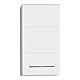 trendteam smart living - Nano - Hängeschrank - Beton Stone/Weiß Hochglanz - Badschrank hängend mit 2 Fächern und 1 Einlegeboden - (BxHxT) 32 x 61 x 21 cm - pflegeleicht und kratzfest