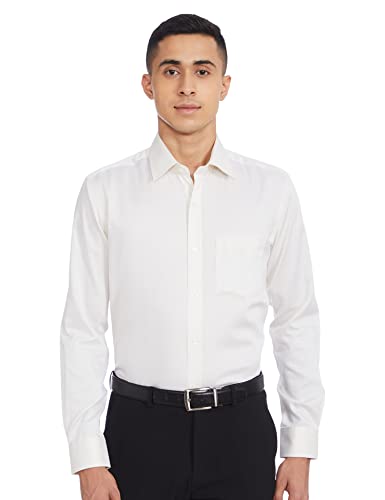 Image of Park Avenue Men's Regular Shirt (PMSK11391-Y2 38 Light Yellow