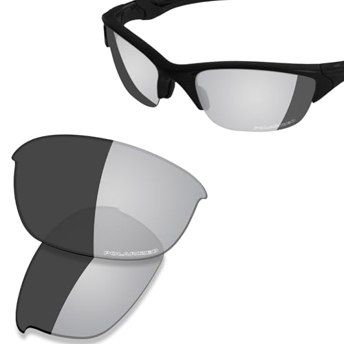 Image of SAUCER Premium Replacement Lenses & Rubber Kits for Oakley Half Jacket 2.0 OO9144 | UV400 Protection, Anti-Scratch