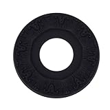 NICENEEDED PU Deckenmedaillon 10 Zoll Außendurchmesser X 4 Zoll Innendurchmesser Schwarze Beleuchtung Deckenabdeckung Platte Deckenventilator Medaillon Vintage PU Deckenmedaillon Mit Geschnitzter