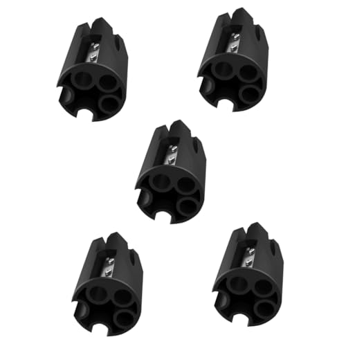 Angoily 5pcs Material Eyebrow Pencil Sharpener Makeup Pencil Sharpener Tool for