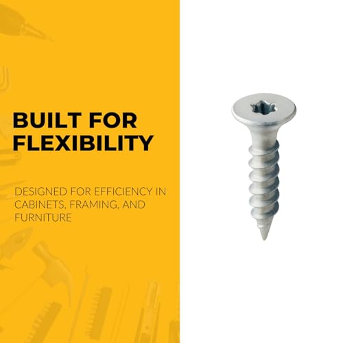 FastCap PowerHead Tornillos para Madera, 1.25 pulgadas, T20 Torx, Paquete de 50 miniatura 5