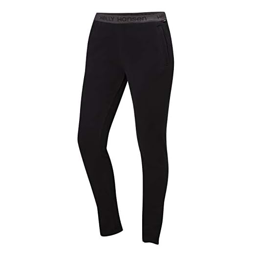 Womens Helly Hansen W Daybreaker Fleece Pant, Negro, L