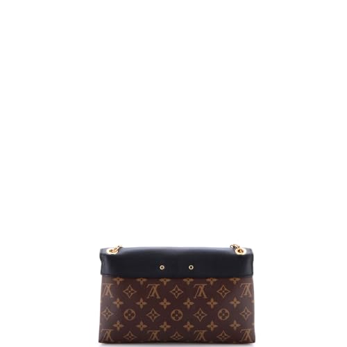 Pre-Loved Pallas Chain Shoulder Bag Monogram Canvas and Calfskin, Black3