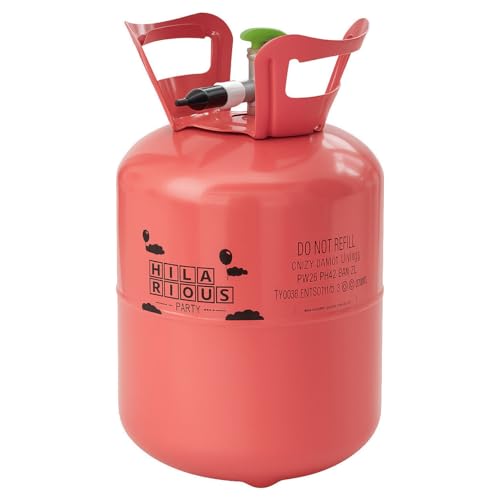 Bombonete de hélio pequeno para balões, 0,20 m³, fácil de usar, ideal para insuflar balões em casa, hélio para balões de látex e foil, perfeita para festas e celebrações