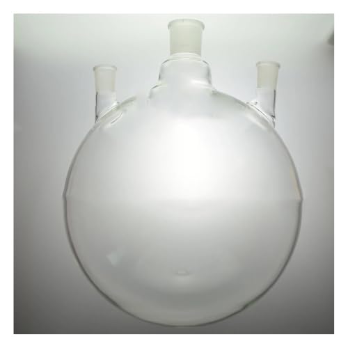 Ballon de laboratoire à fond rond 5000 ml 24/40 à paroi épaisse pour distillation