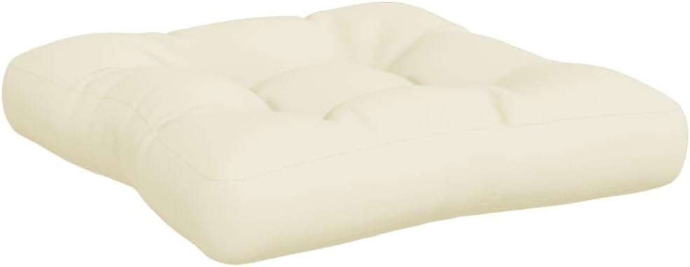 vidaXL Pallet Cushions 3 Pcs Cream Fabric - Polyester - Water- - Indoor/Outdoor Use - Garden/Patio/Family Sofa