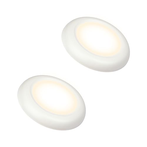 Ultralux 6 in LED Flush Mount Ceiling Downlight, 2-Pack, Soft White, 3000K