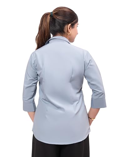 Image of ESTA Women 3 /4 Sleeve Stylish Western Official Formal Shirts Regular fit Shirts for Women