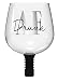 Guzzle Buddy BGA-154175 ' Drunk AF Wine Bottle Glass, One Size, Clear