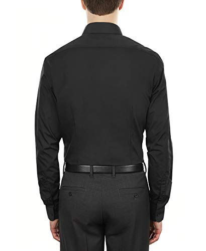 Image of Arrow 1851 Men's Dress Shirt Poplin (Available in Regular, Fitted, Slim, and Extreme Slim Fits)