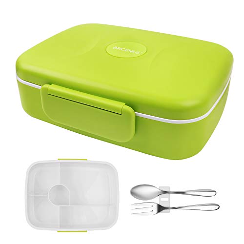BRIGENIUS Bento Box Auslaufsichere Brotzeitbox Fünf Separate Kammern Lunchbox für Kinder Halten Essen Frisch Brotdose für Kindergarten Schule Grundschulkinder Frühstücksbox