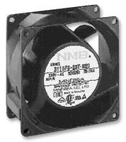 Best Price Square NMB TECHNOLOGIES 3115FS-12T-B30-A00 AC Axial Fan, 80x38mm, 115VAC, 32CFM, 8.5W, Flange, Terminal for Server, Industrial PC