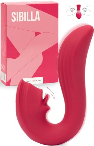 MySecretCase Vibratoreper Donna Punto g Squirting Doppia Stimolazione Lingua Vibrante Clitoride...